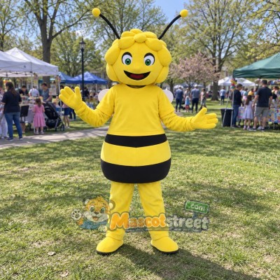 Yellow Bee Mascot Costume Yellow Bee Mascot Costume