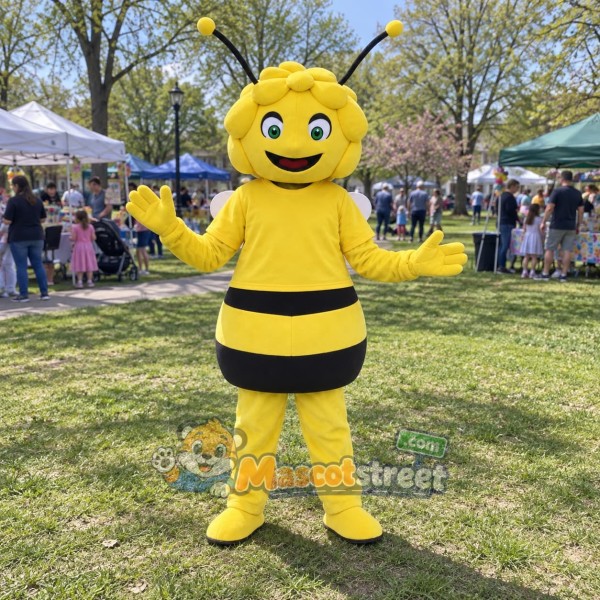 Yellow Bee Mascot Costume
