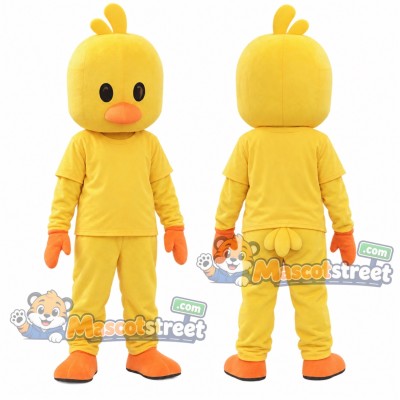 Yellow Duck Mascot Costume with Yellow Suit Yellow Duck Mascot Costume with Yellow Suit