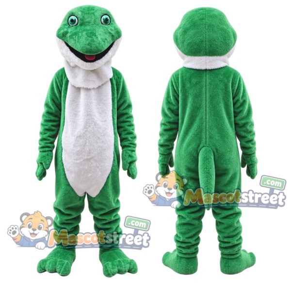 Green Reptile Mascot Costume