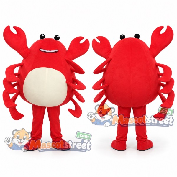 Red Crab Mascot Costume