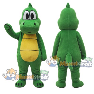 Green Dinosaur Mascot Costume