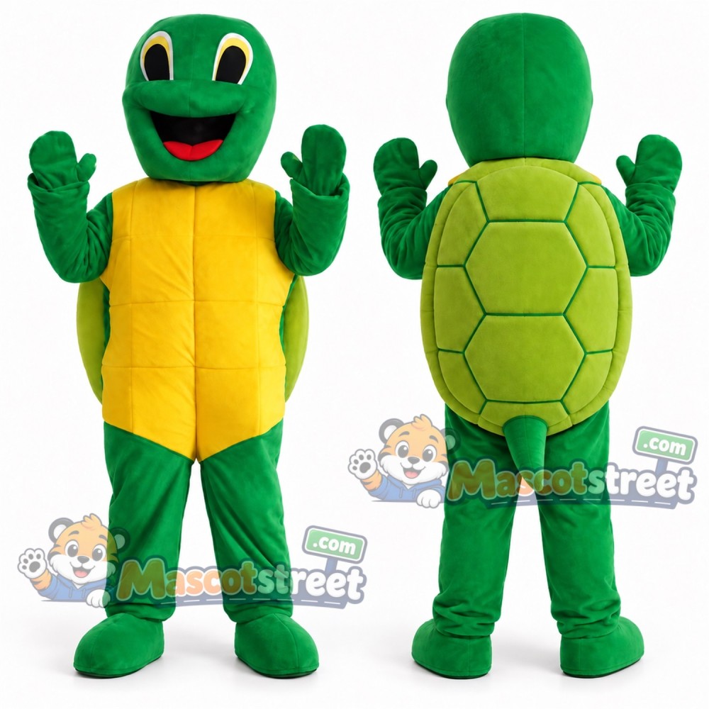 Green Turtle Mascot Costume Green Turtle Mascot Costume