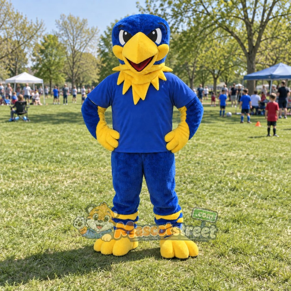 Blue Bird Mascot Costume
