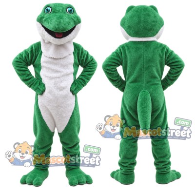 Green Reptile Mascot Costume Green Reptile Mascot Costume