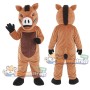 Brown Boar Mascot Costume