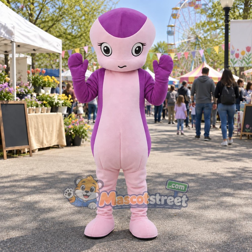 Purple Snake Mascot Costume