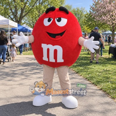 Red Candy Mascot Costume