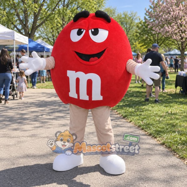 Red Candy Mascot Costume