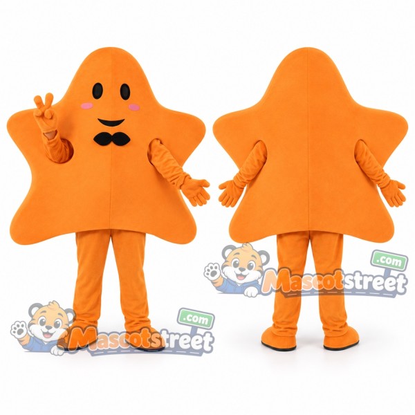 Orange Star Mascot Costume
