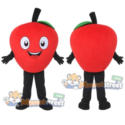 Red Apple Mascot Costume