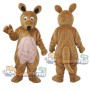Brown Kangaroo Mascot Costume