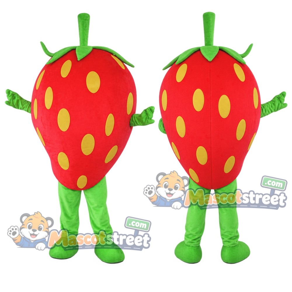 Strawberry Mascot Costume Strawberry Mascot Costume
