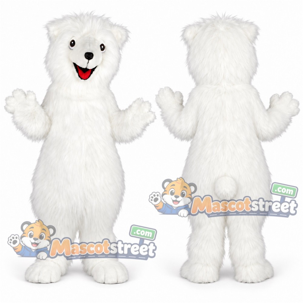 White Polar Bear Mascot Costume White Polar Bear Mascot Costume