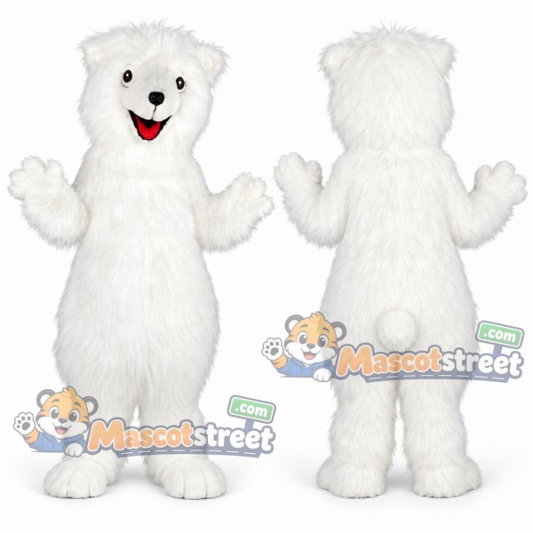 White Polar Bear Mascot Costume