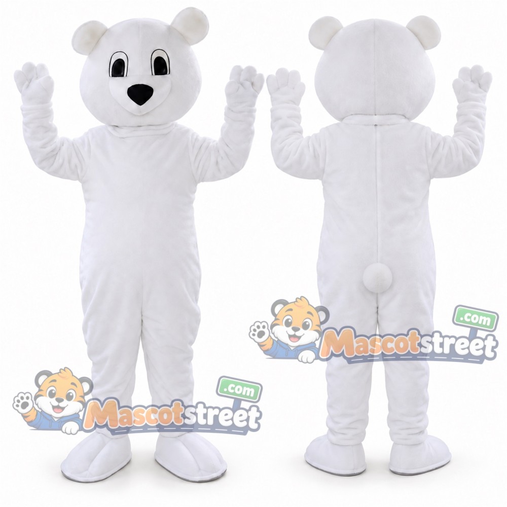 White Polar Bear Mascot Costume White Polar Bear Mascot Costume