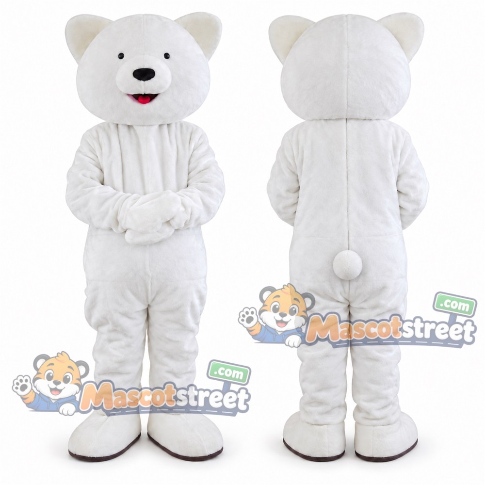 White Polar Bear Mascot Costume White Polar Bear Mascot Costume