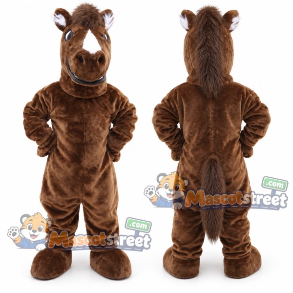 Brown Horse Mascot Costume