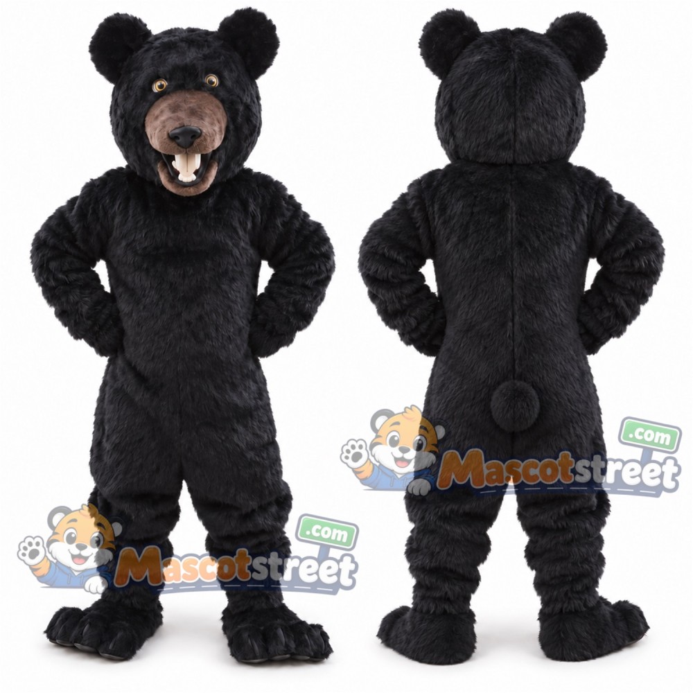 Black Bear Mascot Costume Black Bear Mascot Costume