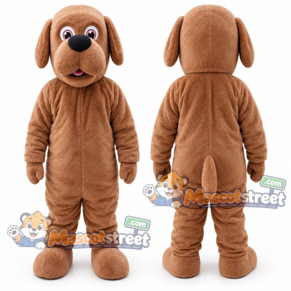 Brown Dog Mascot Costume