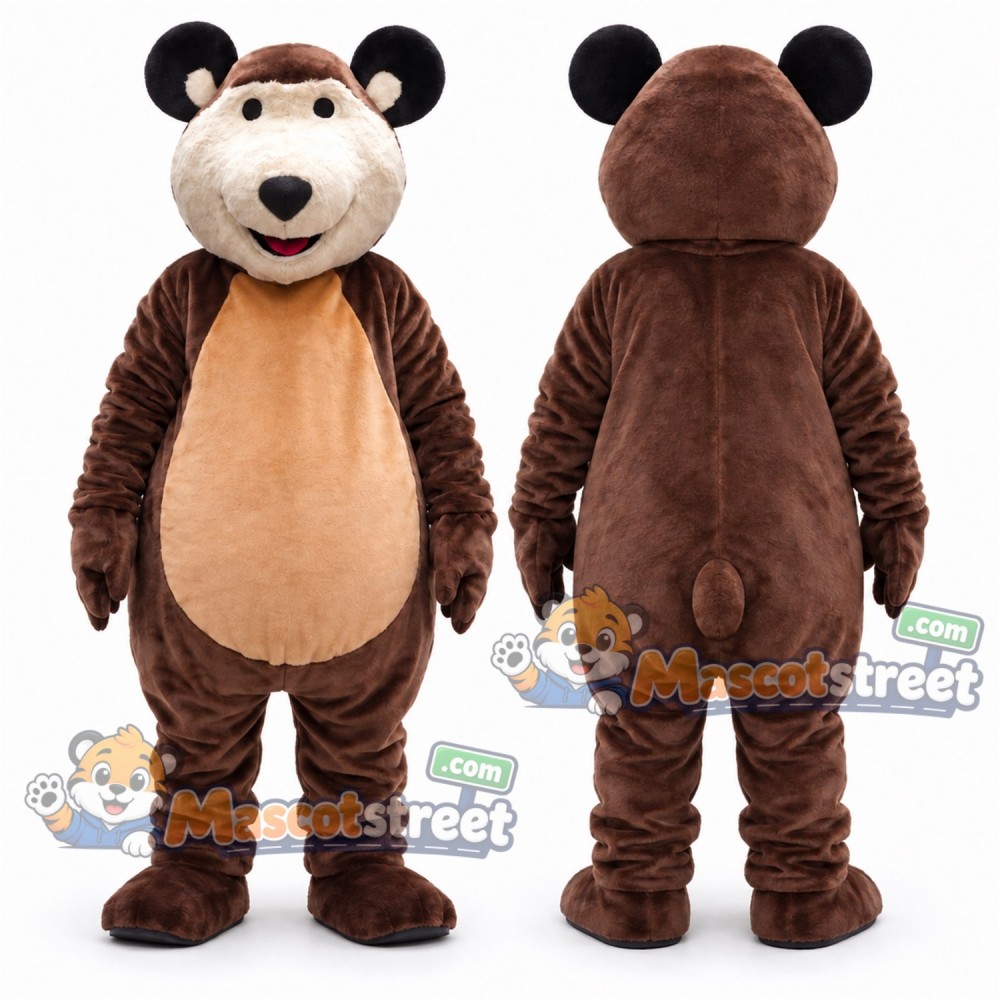 Brown Bear Mascot Costume Brown Bear Mascot Costume