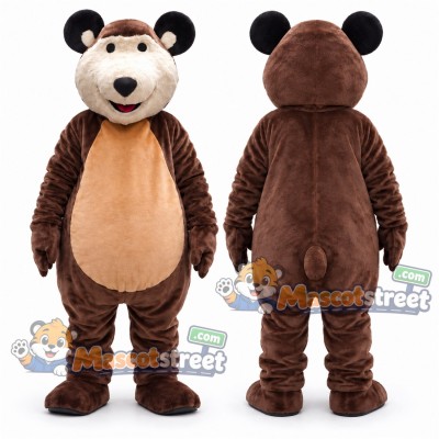Brown Bear Mascot Costume Brown Bear Mascot Costume