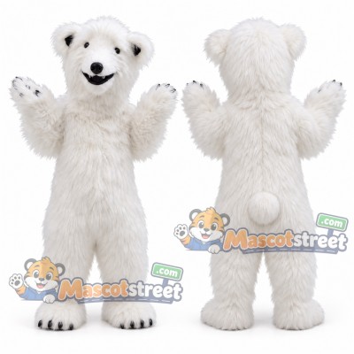 White Polar Bear Mascot Costume White Polar Bear Mascot Costume