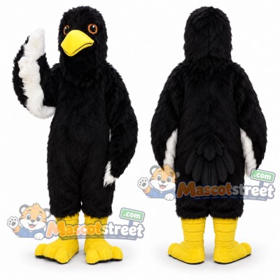 Black Raven Mascot Costume