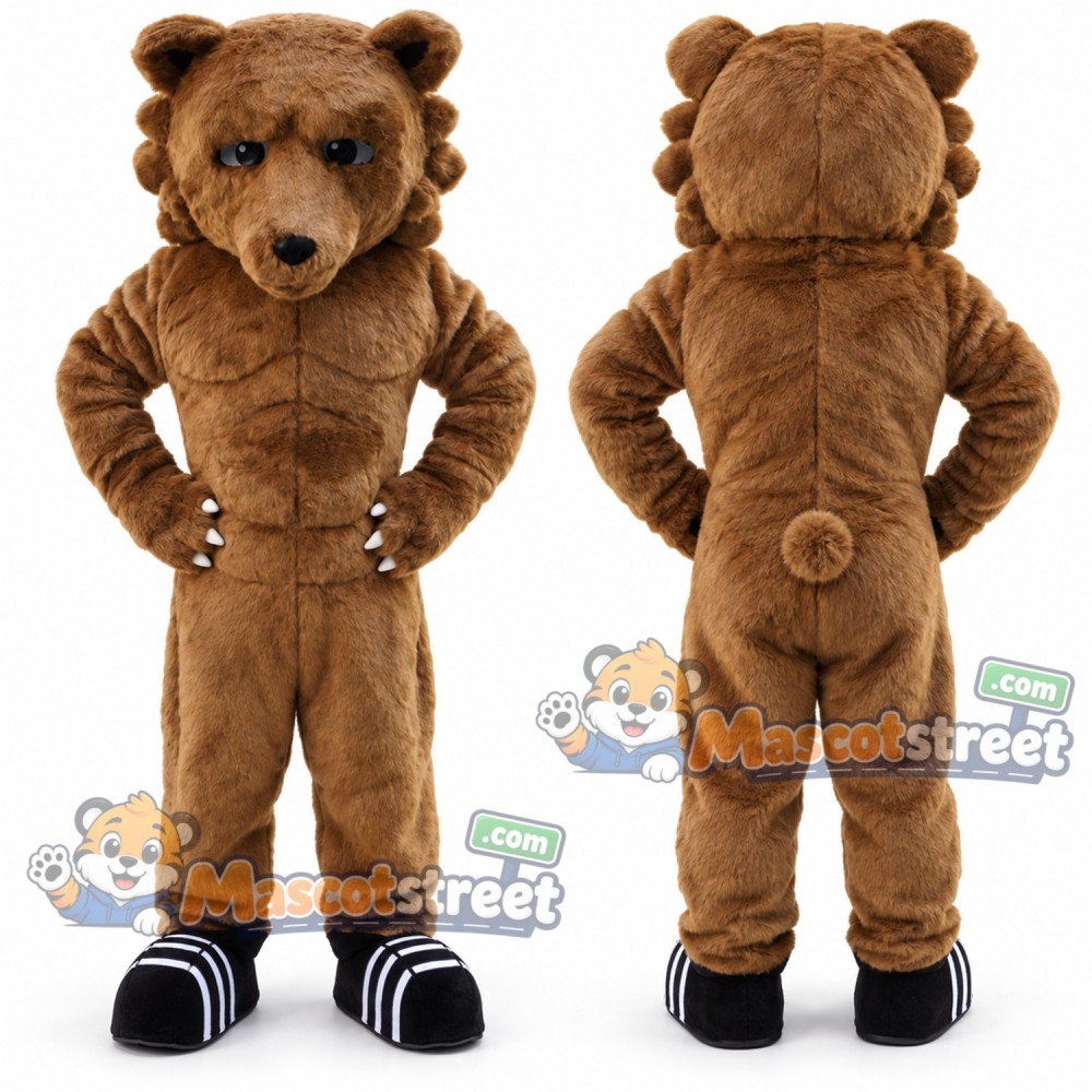 Brown Bear Mascot Costume Brown Bear Mascot Costume