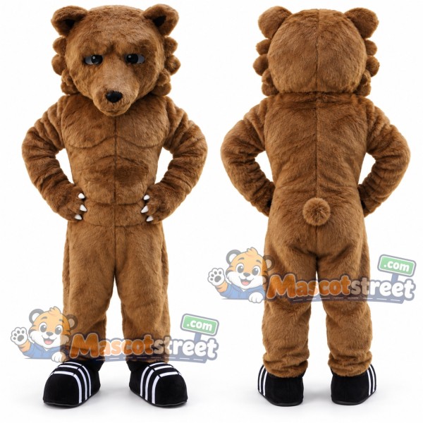 Brown Bear Mascot Costume