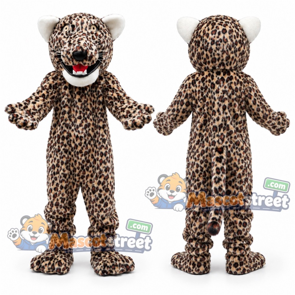 Spotted Jaguar Mascot Costume Spotted Jaguar Mascot Costume