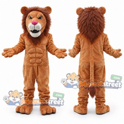Brown Lion Mascot Costume Brown Lion Mascot Costume