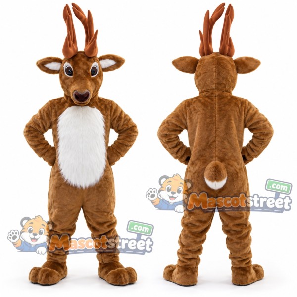 Brown Deer Mascot Costume
