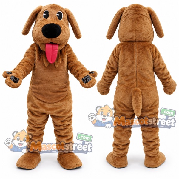 Brown Dog Mascot Costume