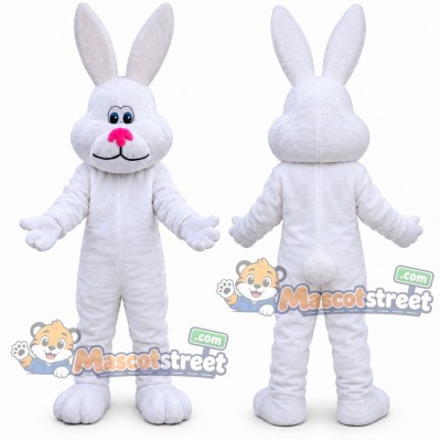 White Rabbit Mascot Costume White Rabbit Mascot Costume