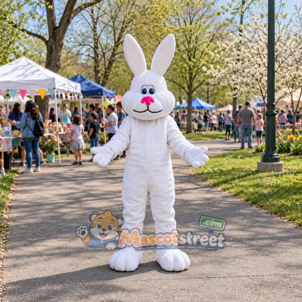 White Rabbit Mascot Costume