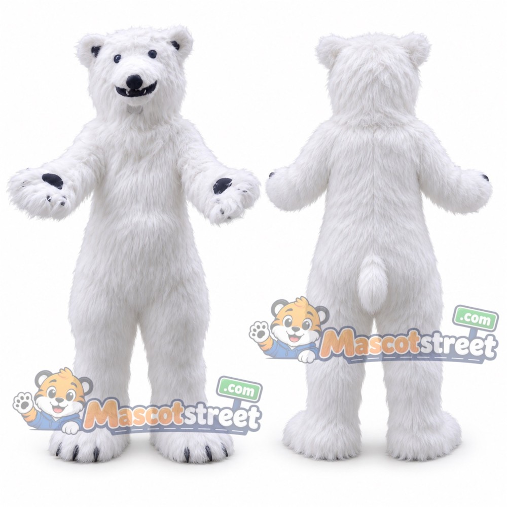 White Polar Bear Mascot Costume White Polar Bear Mascot Costume