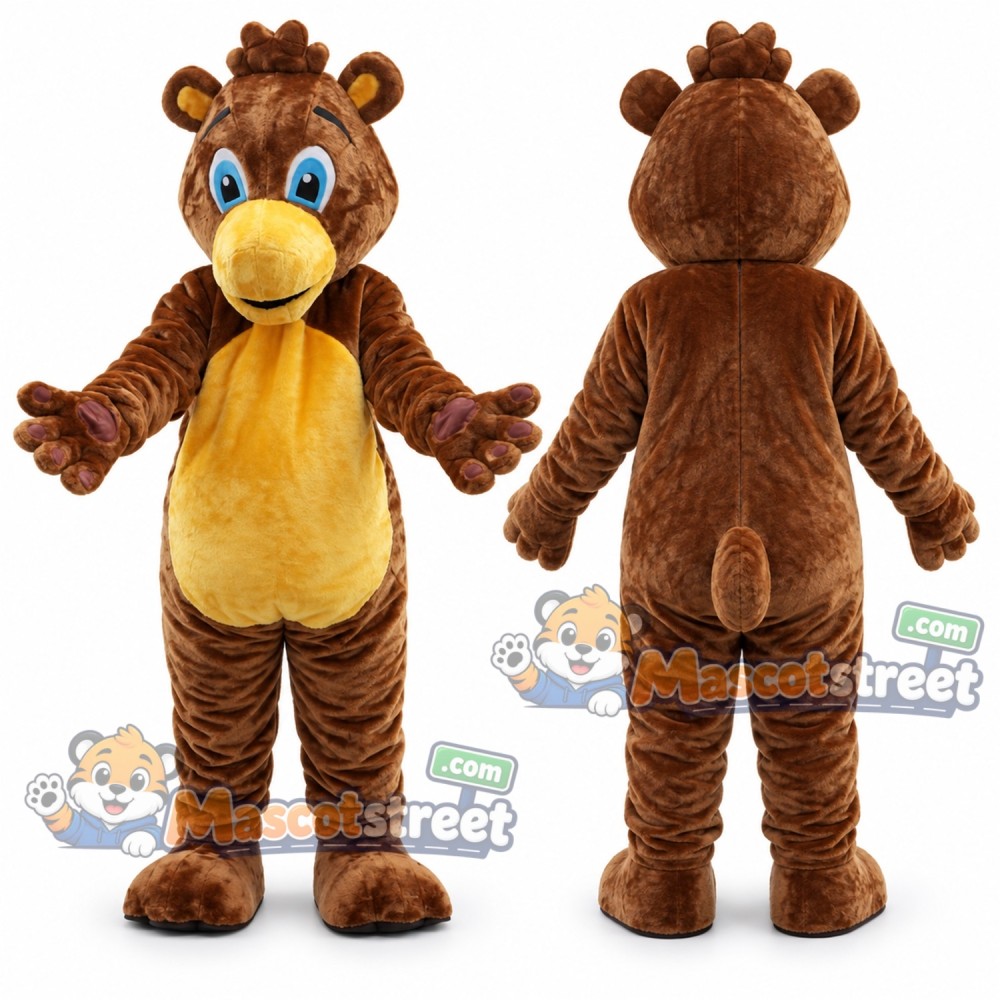 Brown Bird Mascot Costume