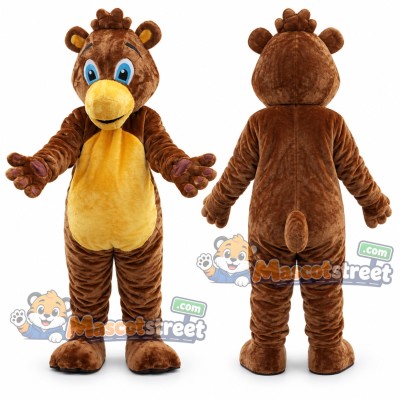 Brown Bird Mascot Costume