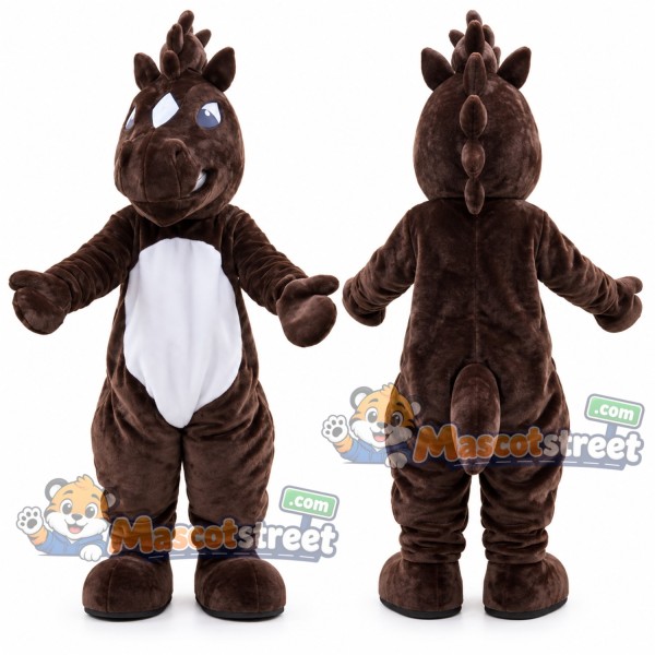Dark Brown Horse Mascot Costume