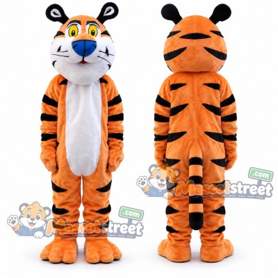 Orange Tiger Mascot Costume