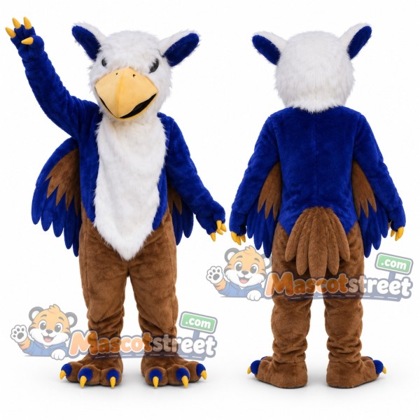Blue Griffin Mascot Costume