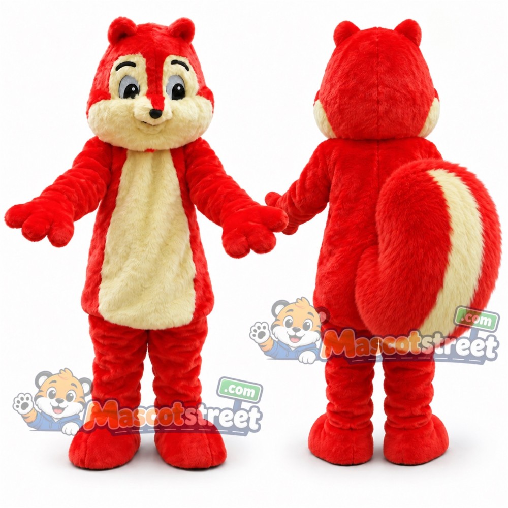 Red Squirrel Mascot Costume