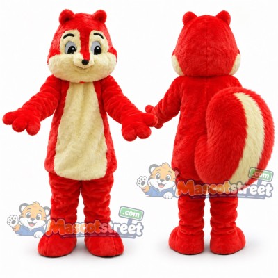 Red Squirrel Mascot Costume