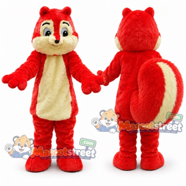 Red Squirrel Mascot Costume