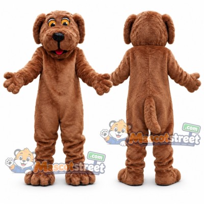 Brown Dog Mascot Costume Brown Dog Mascot Costume