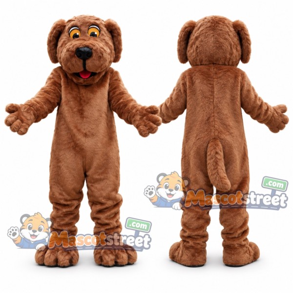 Brown Dog Mascot Costume