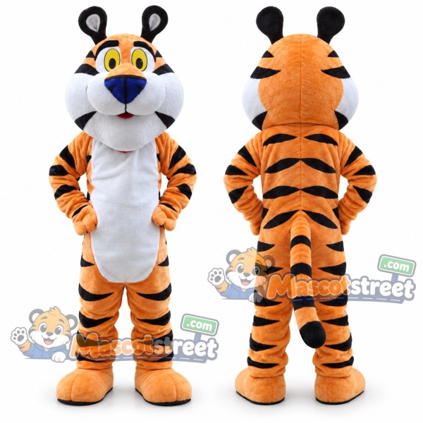 Orange Tiger Mascot Costume
