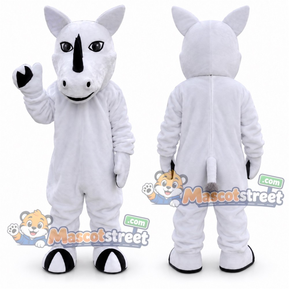 White Rhinoceros Mascot Costume White Rhinoceros Mascot Costume
