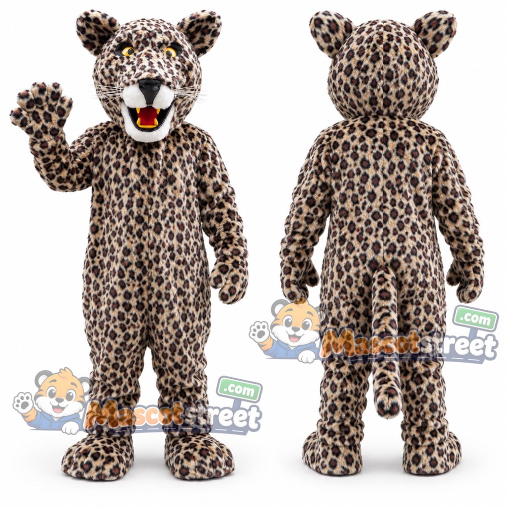 Spotted Jaguar Mascot Costume Spotted Jaguar Mascot Costume